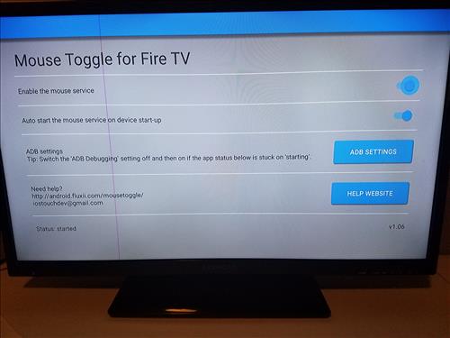 Mouse toggle clearance for firestick