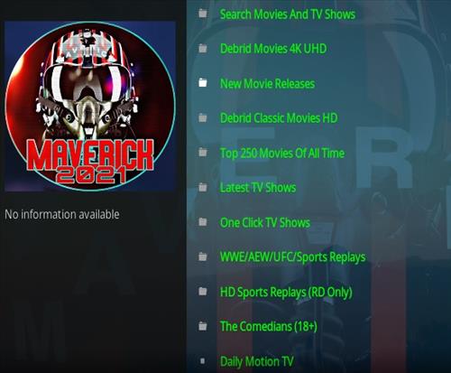Cómo instalar Maverick Kodi Addon 2021 Update Preview