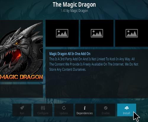 Cómo instalar Magic Dragon Kodi Add-on 2021 Update Step 18