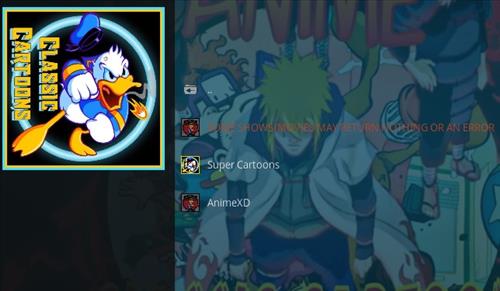 Cómo instalar la vista previa del complemento Kodi de Anime Toons