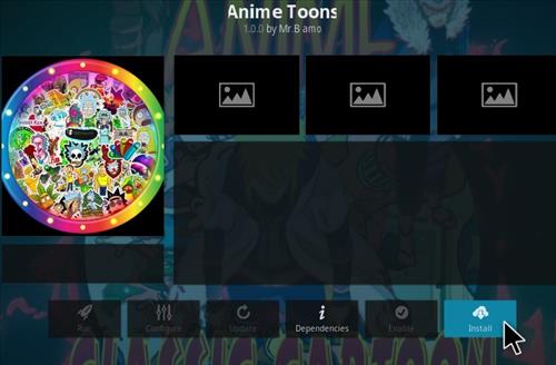 Cómo instalar el complemento Kodi de Anime Toons Paso 18