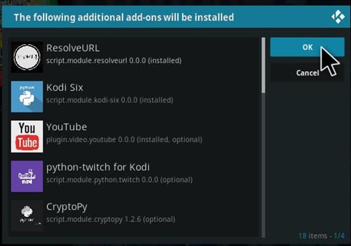 Cómo instalar el complemento Kodi de Anime Toons Paso 19
