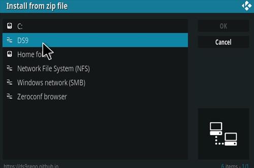 Cómo instalar DS9 Kodi 2021 Addon Paso 11