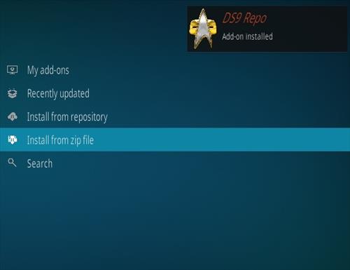 Cómo instalar DS9 Kodi 2021 Addon Paso 13