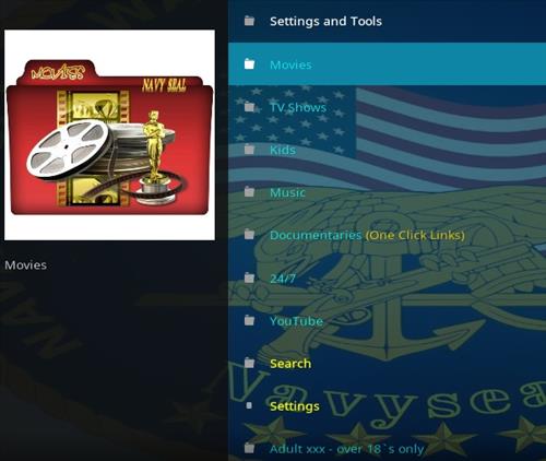 Cómo instalar el complemento NavySeal Kodi Oveview