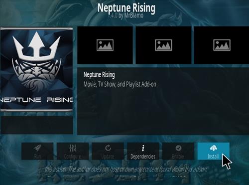 Cómo instalar el complemento Neptune Rising Kodi 2021 Paso 18