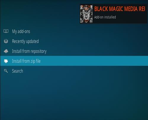 Cómo instalar el complemento Ricochet Kodi Paso 13