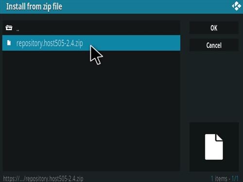 Cómo instalar el complemento Oath Kodi Paso 12