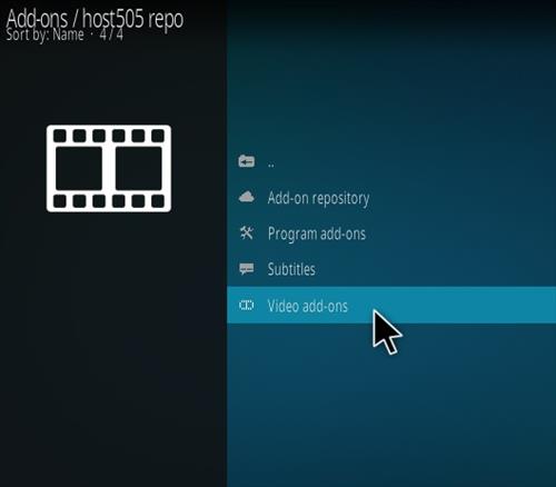 Cómo instalar el complemento Oath Kodi Paso 16