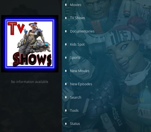 Cómo instalar Apex Kodi Addon 2021 Descripción general