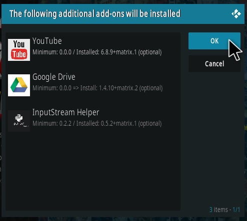 Cómo instalar el complemento EnterTain Me Kodi Paso 19