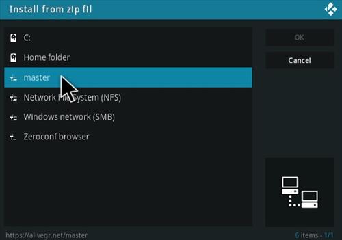 Cómo instalar el complemento FDJ.HD Kodi Paso 11