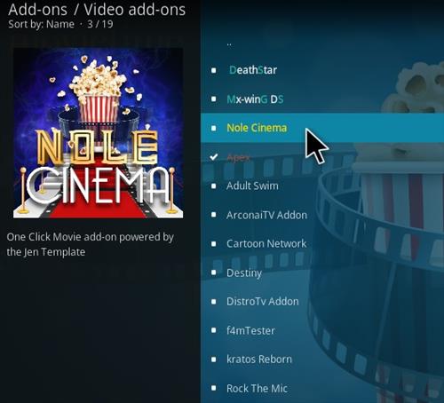 Cómo instalar Nole Cinema Kodi Addon 2021 Paso 17
