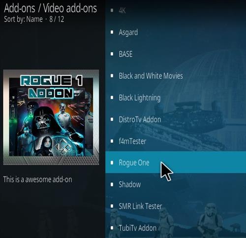 Cómo instalar Rogue 1 Kodi Addon 2021 Paso 17