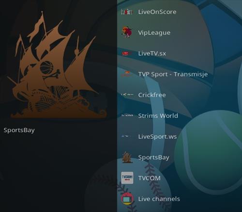 Cómo instalar la descripción general del complemento Sportowa TV Kodi Sports
