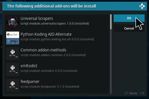 Cómo instalar US Sports Kodi Addon Paso 19