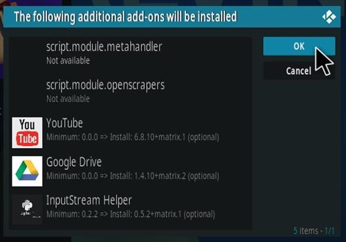 Cómo instalar el complemento Alvin Kodi Paso 19