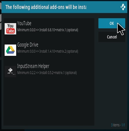 Cómo instalar ApeX Sports Kodi Addon Paso 19
