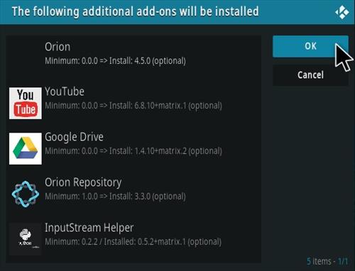 Cómo instalar Kodi 19 Matrix Paso 20