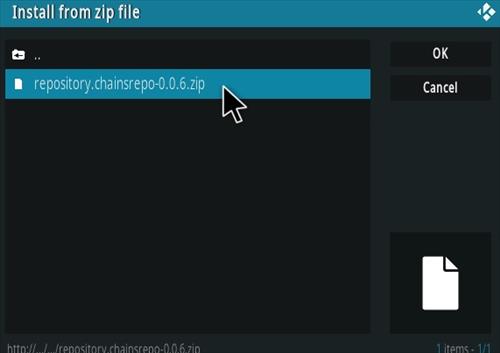 Cómo instalar los canales Kodi Addon Ver6 Paso 12