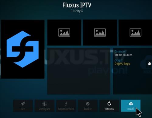 Cómo instalar el complemento Flexus IPTV Kodi Paso 19