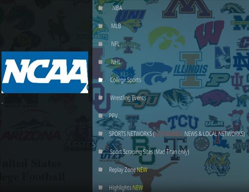 sports addon for kodi