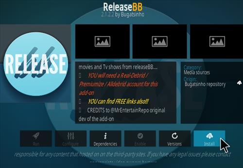 How To Install Release BB Kodi Addon Update Step 18