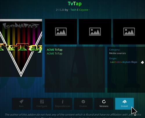How To Install TVTap Kodi Addon Step 18