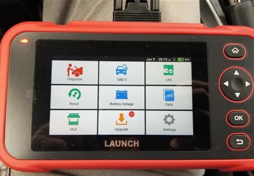 Review LAUNCH Creader123i OBD2 Code Scan Tool with ABS and SRS Options Menu
