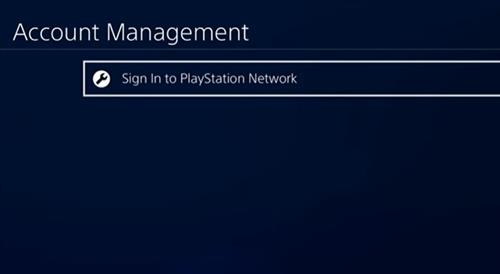 How to sign into playstation network ps4 