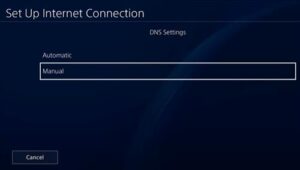 playstation network failed when testing internet connection