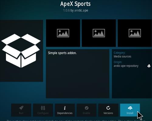 How to Install ApeX Sports Kodi Addon on FireStick & Android TV