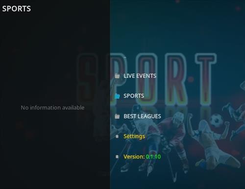 Comment installer Sport HD Kodi Addon Ver 110 Présentation