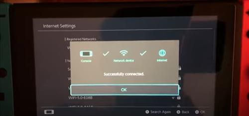 switch can't connect to hotel wifi