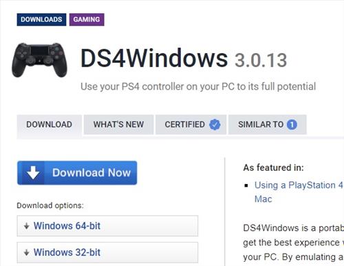 ds4 windows not detecting controller opening installer