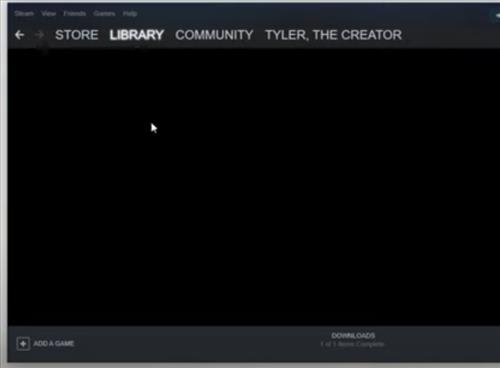 Fixes when Steam Library Black Screen