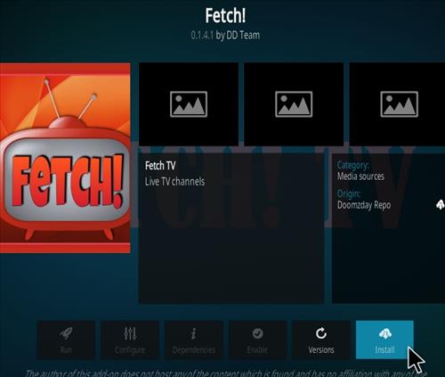 How To Install Fetch! Update Kodi Add-on Step 19