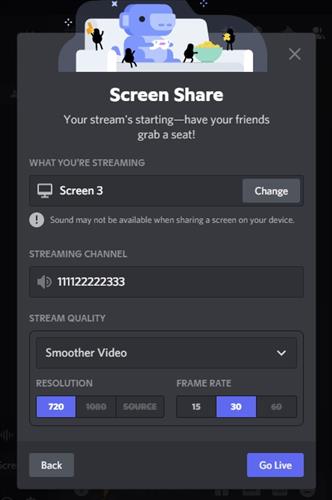 How To Screen Share On Discord Step 4