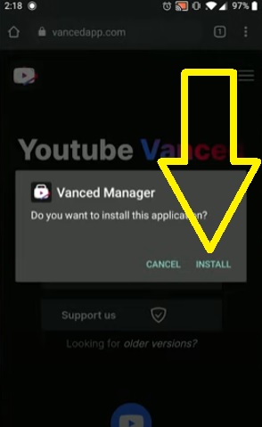 How to Install YouTube Vanced Android Step 4