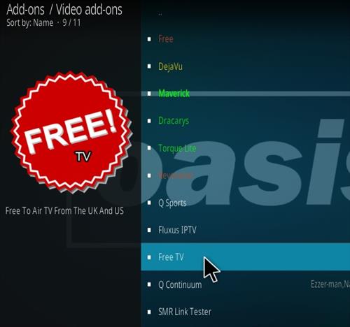 How To Install Free TV Kodi Add-on Step 18