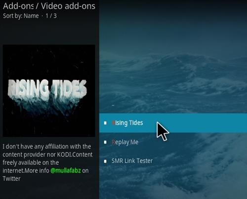 How To Install Rising Tides addon