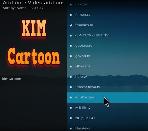 How To Install Kim Cartoon Kodi Add-on Step 18