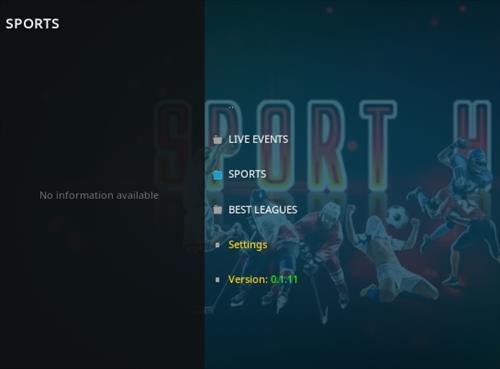 How To Install Sport HD Kodi Addon Update Ver111 Overview