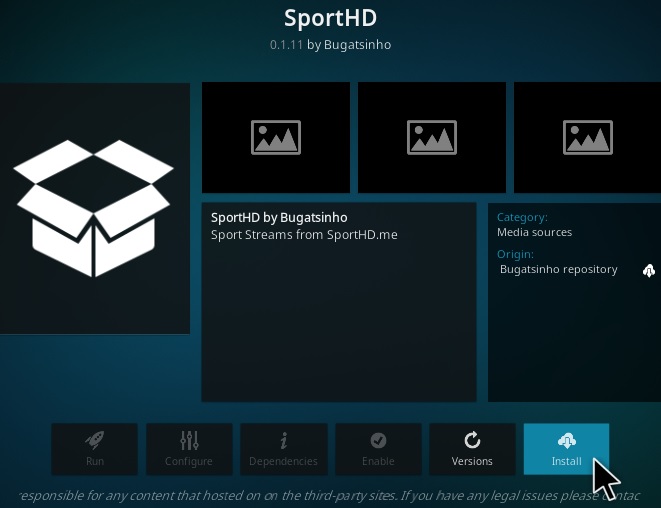 How To Install Sport HD Kodi Addon Update Ver111 Step 19