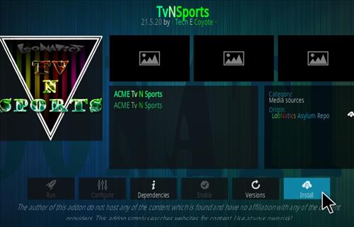 How To Install ACME TV N Sports Kodi Addon Update Step 18