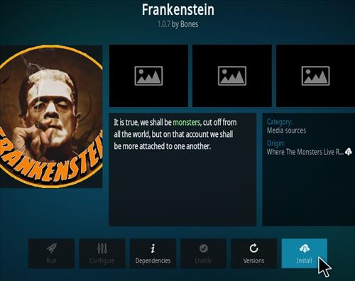 How To Install Frankenstein Kodi Add-on Step 20