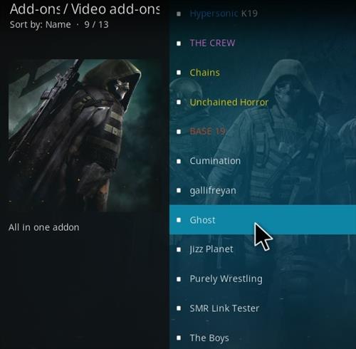 How To Install Ghost Kodi Addon Step 19