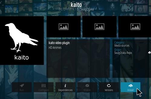 How To Install Kaito Kodi Add-on Step 18
