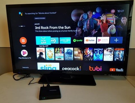 Review Mecool KM7 Android 11 TV box Boot Up