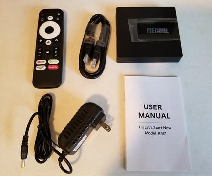 Review Mecool KM7 Android 11 TV box In Box